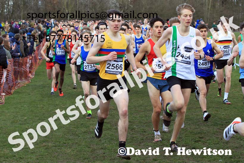 Mens Under-17s 2022 CAU Inter Counties Cross Country, Prestwold Hall, Loughborough.  Photo: David T. Hewitson/Sports for All Pics